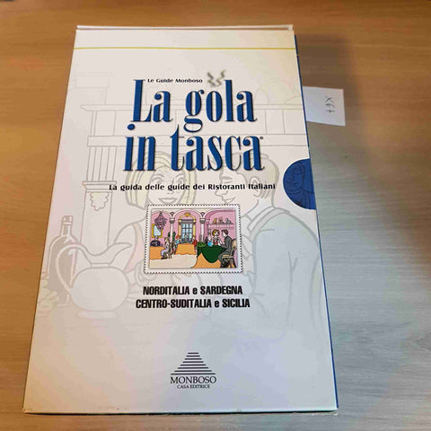 LA GOLA IN TASCA LA GUIDA DELLE GUIDE DEI RISTORANTI ITALIANI 2 volumi MONBOSO