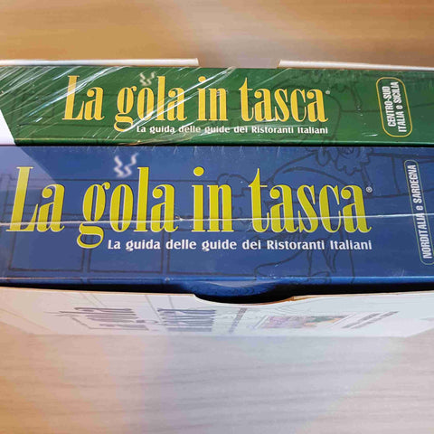 LA GOLA IN TASCA LA GUIDA DELLE GUIDE DEI RISTORANTI ITALIANI 2 volumi MONBOSO