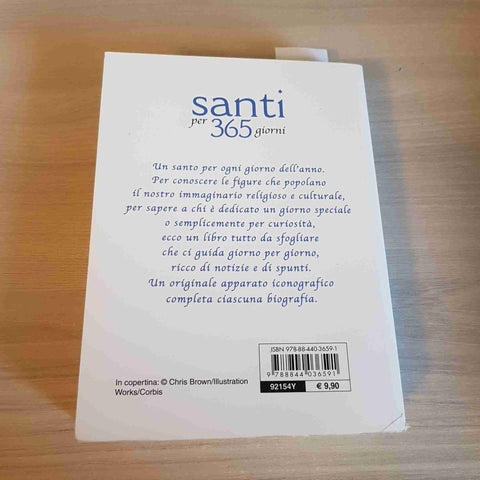 SANTI PER 365 GIORNI - GIUNTI DEMETRA - 2010