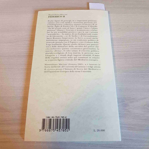 FEDERICO II SACRALITA' E POTERE - MASSIMILIANO MACCONI - ECIG - 1996