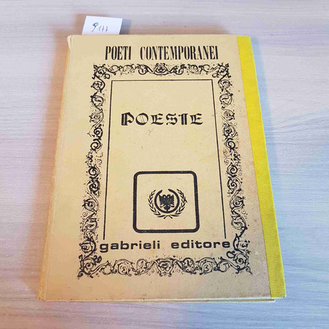 POESIE CARMELO DI STEFANO - POETI CONTEMPORANEI - GABRIELI EDITORE - 1980