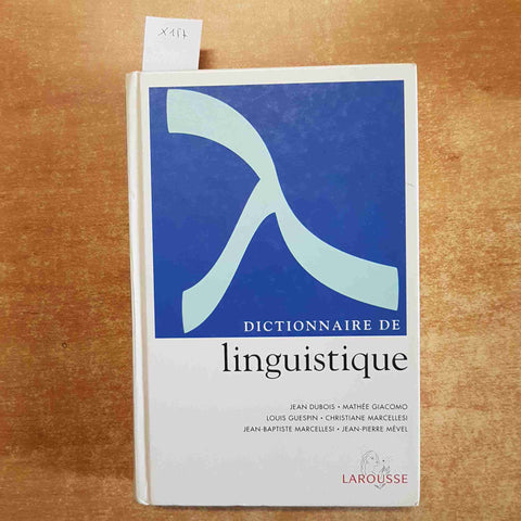 DICTIONNAIRE DE LINGUISTIQUE analogique ancien francais citations 2001 LAROUSSE