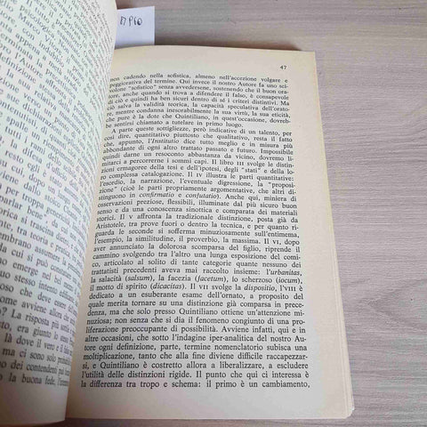 RETORICA filosofia sofisti platone agostino valla RENATO BARILLI - ISEDI - 1979