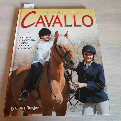 IL GRANDE LIBRO DEL CAVALLO ippica equitazione equestre GIUNTI - 2013