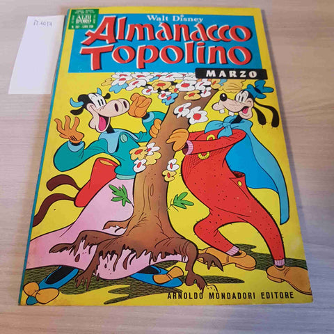 MARZO 1974 ALMANACCO TOPOLINO - WALT DISNEY - MONDADORI paperino zio paperone