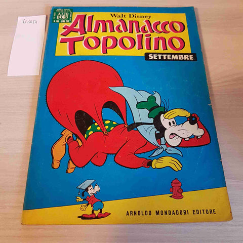 SETTEMBRE 1970 ALMANACCO TOPOLINO - WALT DISNEY - MONDADORI paperino paperone