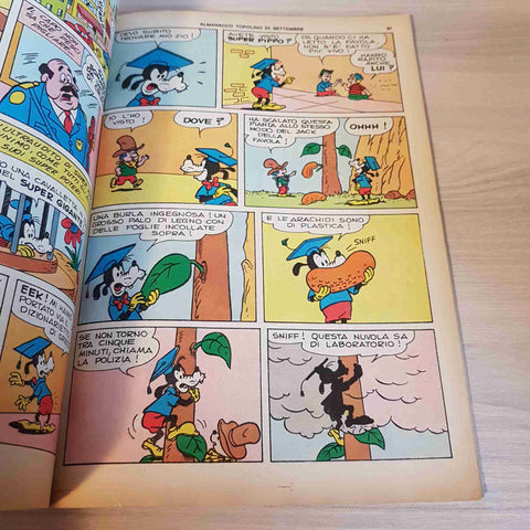 SETTEMBRE 1970 ALMANACCO TOPOLINO - WALT DISNEY - MONDADORI paperino paperone