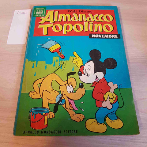 NOVEMBRE 1971 ALMANACCO TOPOLINO - WALT DISNEY - MONDADORI paperino zio paperone