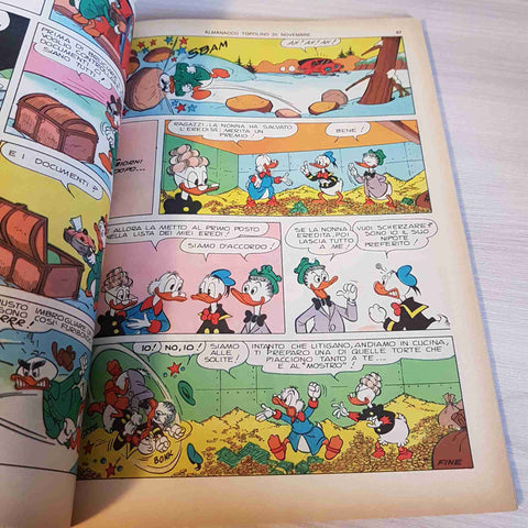 NOVEMBRE 1971 ALMANACCO TOPOLINO - WALT DISNEY - MONDADORI paperino zio paperone