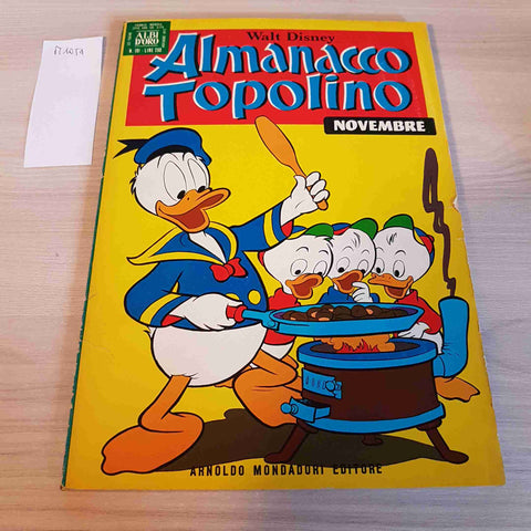 NOVEMBRE 1972 ALMANACCO TOPOLINO - WALT DISNEY - MONDADORI paperino zio paperone