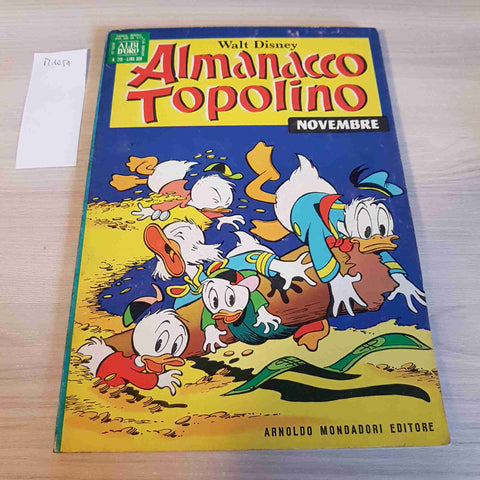 NOVEMBRE 1974 ALMANACCO TOPOLINO - WALT DISNEY - MONDADORI paperino zio paperone