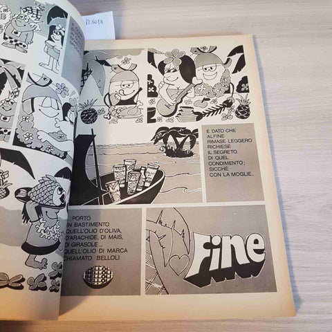 OTTOBRE 1972 ALMANACCO TOPOLINO - WALT DISNEY - MONDADORI paperino zio paperone