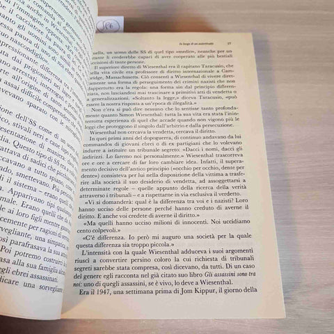 GIUSTIZIA, NON VENDETTA - SIMON WIESENTHAL - MONDADORI - 1999