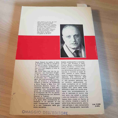 SCELTO DALLA VITA politica comunismo rivoluzione PAOLO ROBOTTI - NAPOLEONE 1980