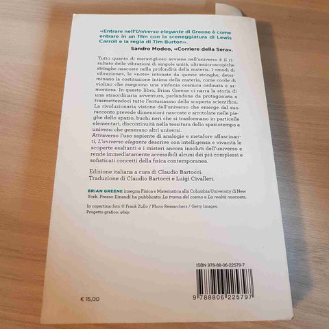 L'UNIVERSO ELEGANTE SUPERSTRINGHE, DIMENSIONI NASCOSTE - BRIAN GREENE - EINAUDI