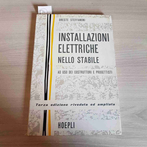 INSTALLAZIONI ELETTRICHE NELLO STABILE AD USO DEI COSTRUTTORI E PROGETTISTI-1960