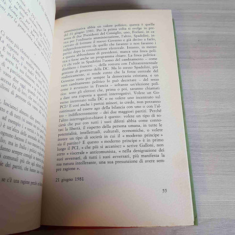 EDITORIALI SENZA VOCE - GUSTAVO SELVA - RUSCONI - 1981