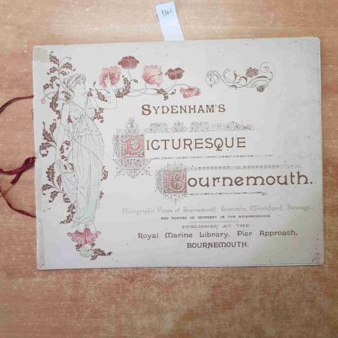 SYDENHAM'S PICTURESQUE BOURNEMOUTH photographie views ROYAL MARINE LIBRARY RUSH