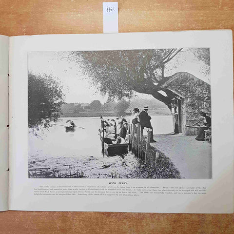 SYDENHAM'S PICTURESQUE BOURNEMOUTH photographie views ROYAL MARINE LIBRARY RUSH