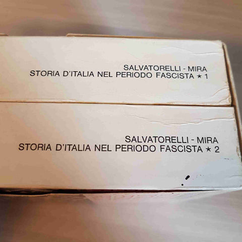 STORIA D'ITALIA NEL PERIODO FASCISTA - LUIGI SALVATORELLI, GIOVANNI MIRA - 1972