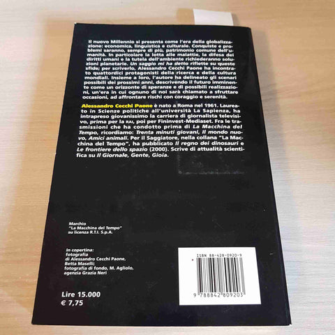 UN SAGGIO MI HA DETTO - ALESSANDRO CECCHI PAONE 2001 BEST la macchina del tempo