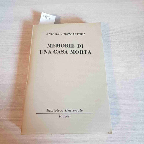 MEMORIE DI UNA CASA MORTA - FIODOR DOSTOIEVSKI - RIZZOLI dostojevskij dostoevski