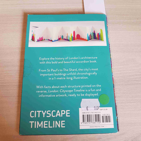 LONDRA CITYSCAPE TIMELINE fould-out architecture panorama YONI ALTER - PRESTEL