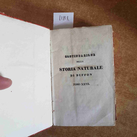 1834 BUFFON storia naturale delle conchiglie TOMO II illustrato Farini - BATELLI