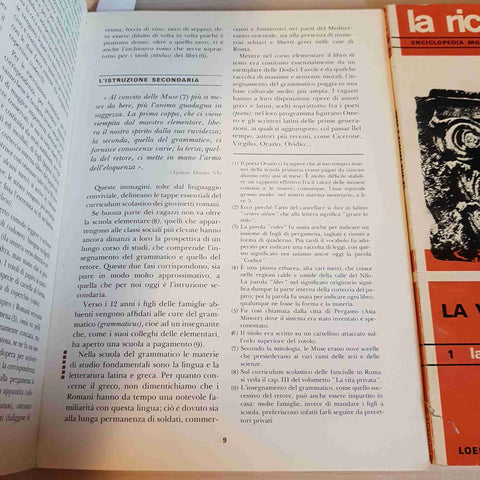 LA VITA QUOTIDIANA A ROMA 2 volumi - GIANNA BONIS CUAZ - LOESCHER - 1963