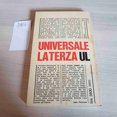 STORIA DELLA POLITICA ESTERA ITALIANA DAL 1870 AL 1896 - CHABOD - LATERZA - 1976