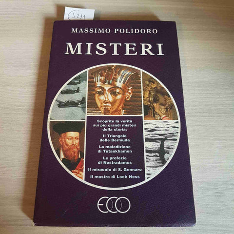 MISTERI bermuda tutankhamen nostradamus loch ness... MASSIMO POLIDORO 1996 ECO