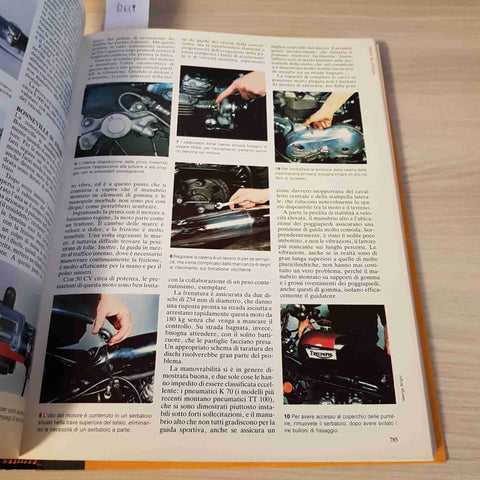 ENCICLOPEDIA PRATICA PER LA MOTO SU STRADA 3 rilegato e completo FABBRI - 1981