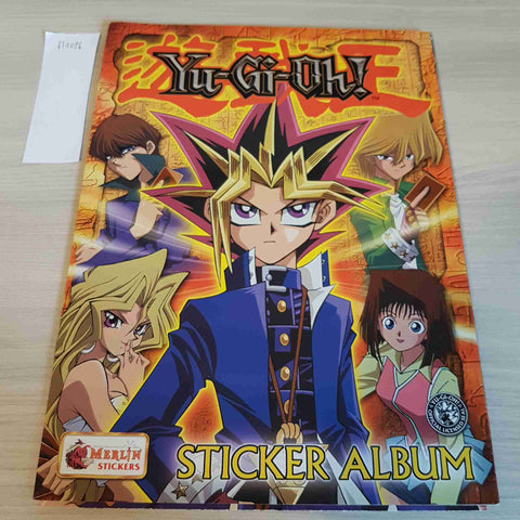 YU-GI-OH! STICKER ALBUM con 73 figurine + poster MERLIN STICKER - 02 / 2003