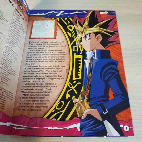 YU-GI-OH! STICKER ALBUM con 73 figurine + poster MERLIN STICKER - 02 / 2003