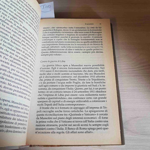 MUSSOLINI L'ITALIANO - AURELIO LEPRE - IL GIORNALE - 1995 fascismo fascisti