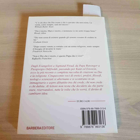 SE DIO ESISTE SPERO ABBIA UNA BUONA SCUSA - JACQUES SAMBENINI - BARBERA - 2009