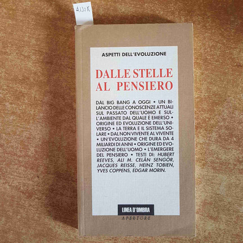 DALLE STELLE AL PENSIERO dal big bang a oggi ASPETTI DELL'EVOLUZIONE linea ombr
