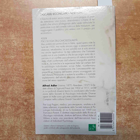 ADLER PSICOLOGIA DELL'OMOSESSUALITA' 1994 NEWTON COMPTON omosessuale gay