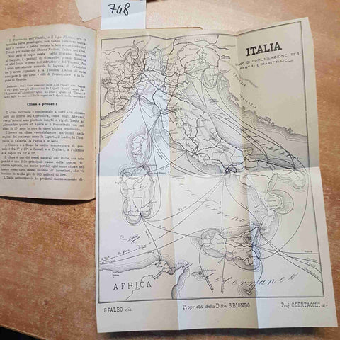 ELEMENTI DI GEOGRAFIA ad uso della quinta classe elementare 1908 MOLENA BIONDO