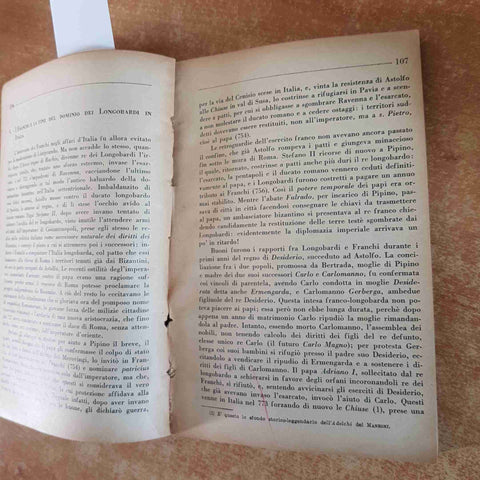 STORIA MEDIOEVALE per licei classici scientifici 1927 ALFONSO MANARESI Trevisini