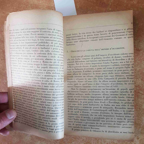 STORIA MEDIOEVALE per licei classici scientifici 1927 ALFONSO MANARESI Trevisini