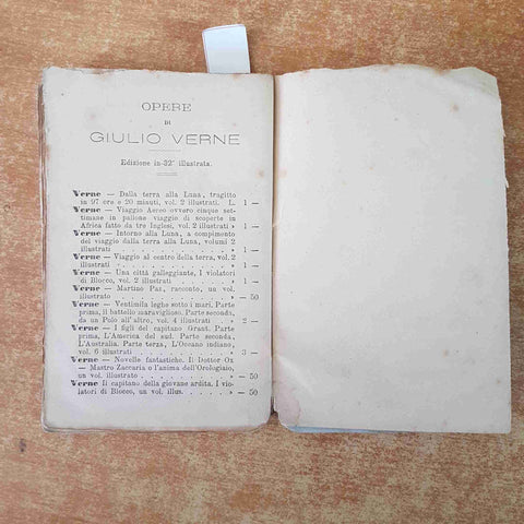 GIULIO VERNE UN NIPOTE D'AMERICA o i due Frontignac VOLUME II 1875 MUGGIANI