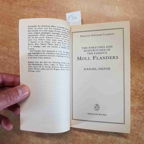 DANIEL DEFOE - MOLL FLANDERS penguin popular classics 1994 PENGUIN BOOKS