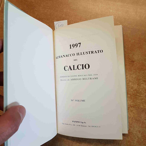 ALMANACCO ILLUSTRATO DEL CALCIO '97 PANINI 56° volume ARRIGO BELTRAMI 1997