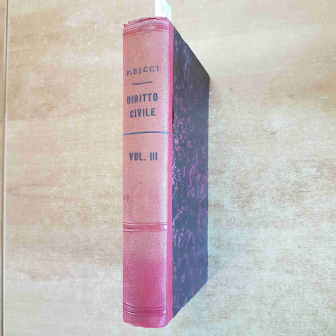 CORSO TEORICO PRATICO DI DIRITTO CIVILE volume 3 - Francesco Ricci - UTET 1886