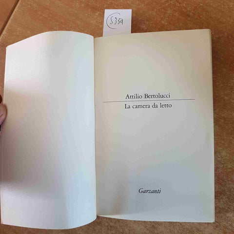 ATTILIO BERTOLUCCI La camera da letto GLI ELEFANTI POESIA GARZANTI 1988