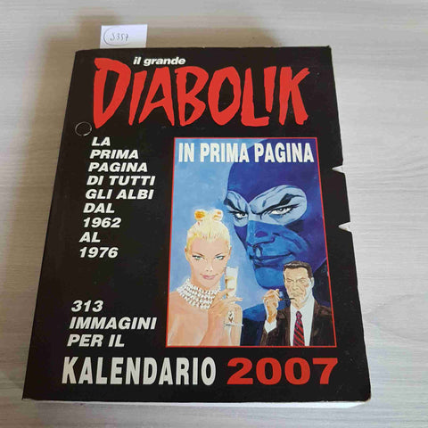 IL GRANDE DIABOLIK KALENDARIO 2007 giussani ASTORINA eva kant ginko