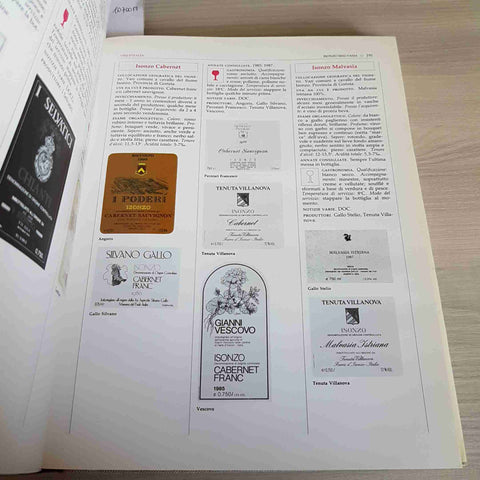 CATALOGO VERONELLI DEI VINI D'ITALIA - MONDADORI - 1988