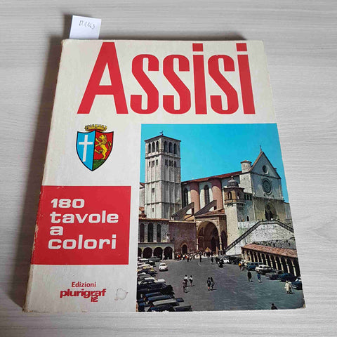 ASSISI 180 TAVOLE A COLORI - PLURIGRAF - 1978 san francesco