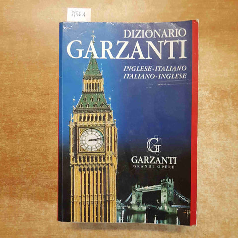 DIZIONARIO GARZANTI INGLESE-ITALIANO ITALIANO-INGLESE